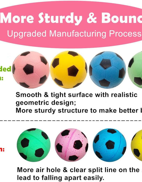 Load image into Gallery viewer, Foam Soccer Balls Cat Toys - Pack of 12
