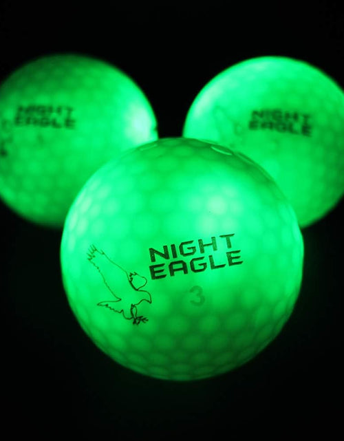 Load image into Gallery viewer, Light up LED Golf Balls (6 Ball Pack) - Professional Glowing Golf Balls with Internal LED Lights
