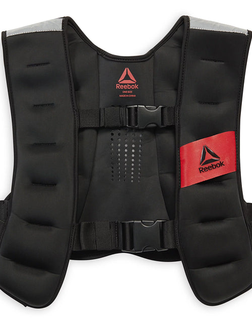 Load image into Gallery viewer, Reebok Weighted Vest 12Lb, Adjustable Fit, Reflective Elements
