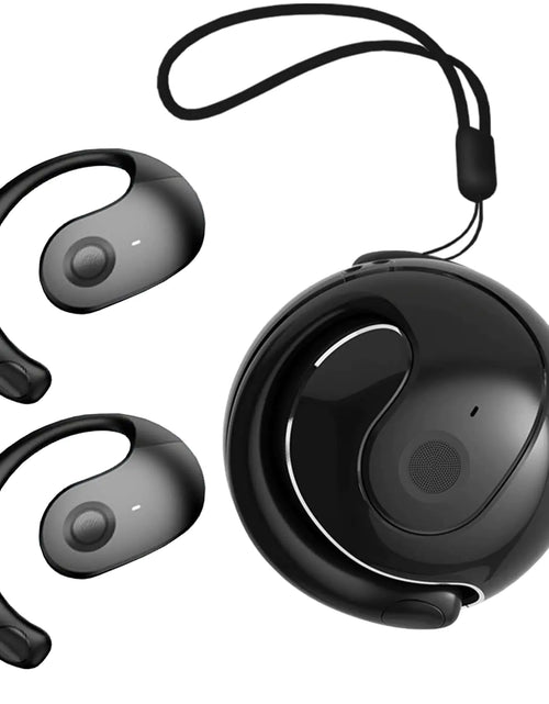 Load image into Gallery viewer, LMQ Open Ear Headphones Wireless Bluetooth 5.4 Open Ear Earbuds Waterproof Running Sport Wireless Bluetooth Earbuds with Mic and Earhooks for Android/iOS
