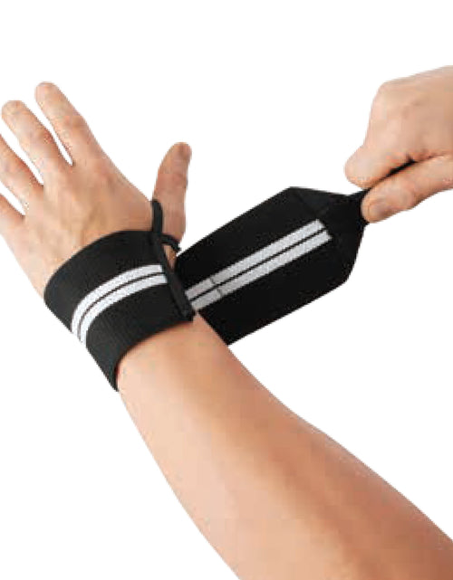 Load image into Gallery viewer, Fitness Weight Lifting Wrist Wraps with Thumb Loops, Pair
