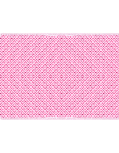 Load image into Gallery viewer, Double Layer anti Tracking Waterproof Cat Litter Trapping Mat Pink
