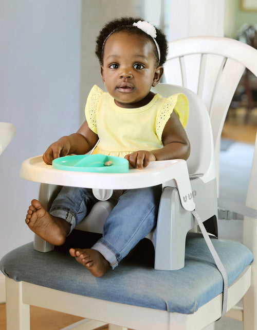 Load image into Gallery viewer, Deluxe Learn-To-Dine Feeding Seat, for Ages 6 Months - 3 Years - Orange &amp; Teal
