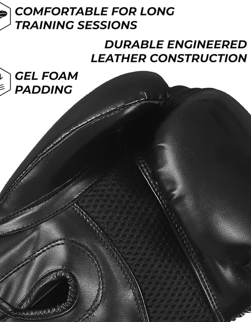 Load image into Gallery viewer, Essential Gel Boxing Gloves | Kickboxing Gloves | Punching Bag Gloves for Men and Women
