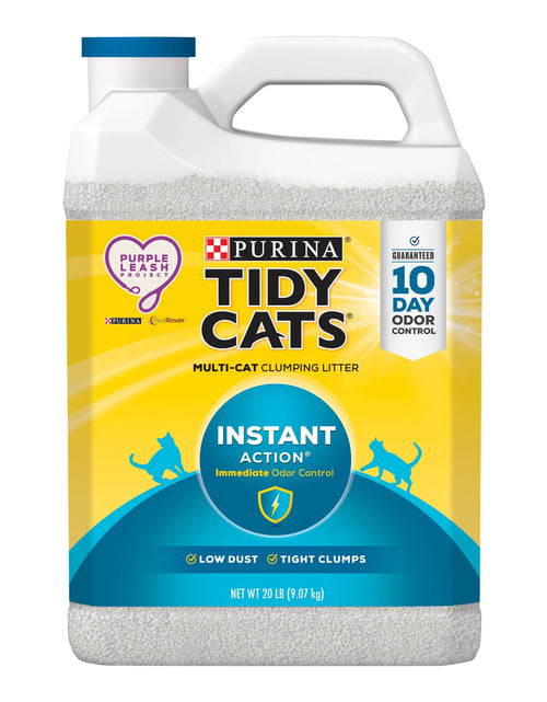 Load image into Gallery viewer, Purina  Instant Action Clumping Cat Litter, Natural, Low Dust, Odor Control, 20 Lb. Jug
