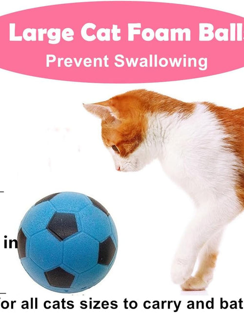 Load image into Gallery viewer, Foam Soccer Balls Cat Toys - Pack of 12
