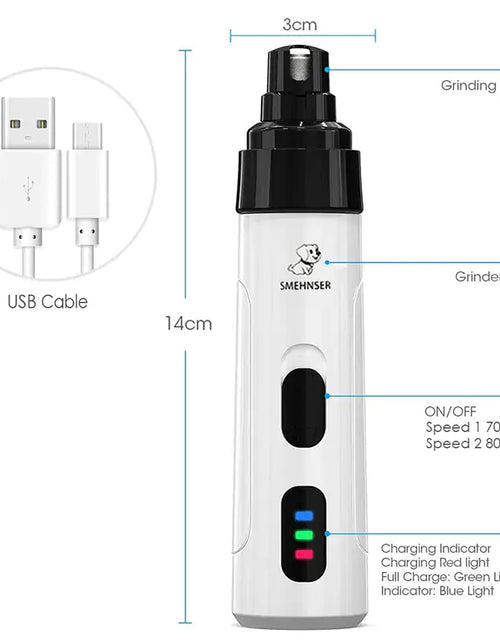 Load image into Gallery viewer, Electric Dog Nail Trimmer
